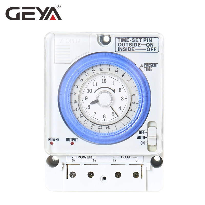 DIN Rail Daily 24 Hours Mechanical Battery Analogue Timer Time Switch