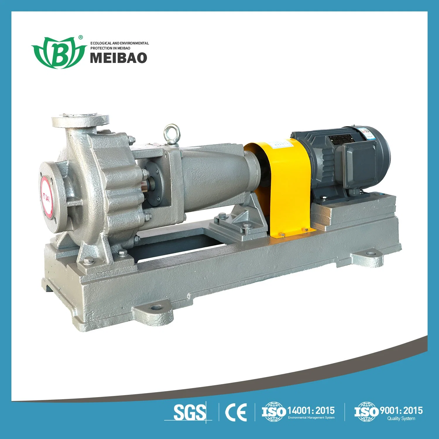 Anti-Acid&Alkali Fluoroplastic Alloy Centrifugal Pipingpump for Sewage and Wasterwater Treatment