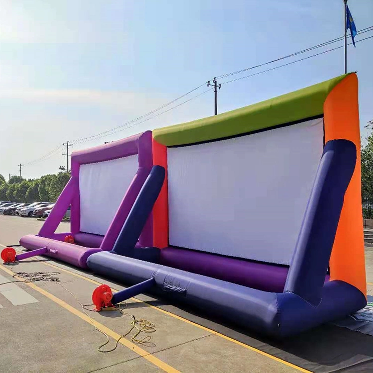 High Quality Outdoor16f Ready to Ship Projector Screen Inflatable, Movie Screen Inflatable, Inflatable LED Screen