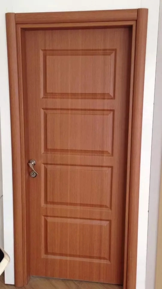 Diseño de puertas de baño de PVC compuesto sólido WPC