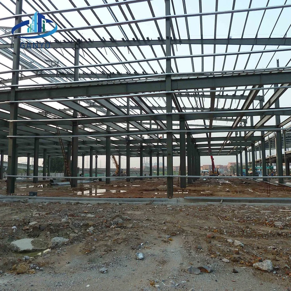 High quality/High cost performance  Prefabricated Warehouse Workshop Clear Span Customize Steel Frame Apartment Building Construction Structure