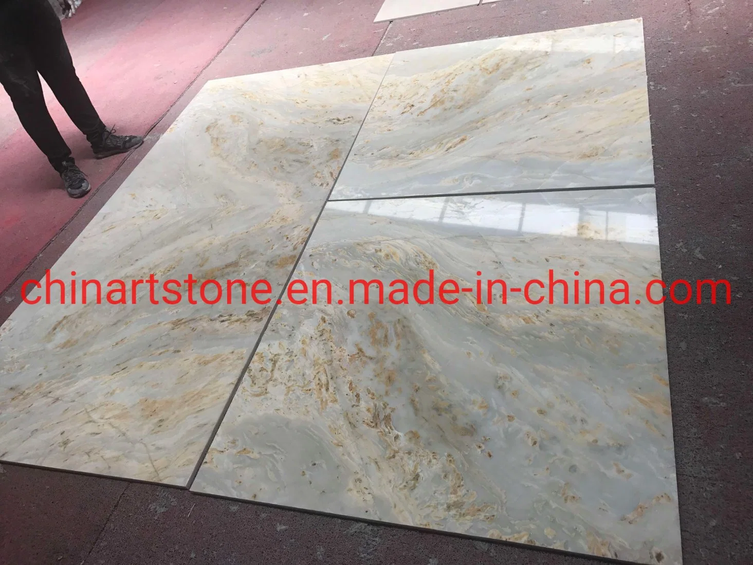 Book-Matched Nature Marble for Wall and Floor Tile