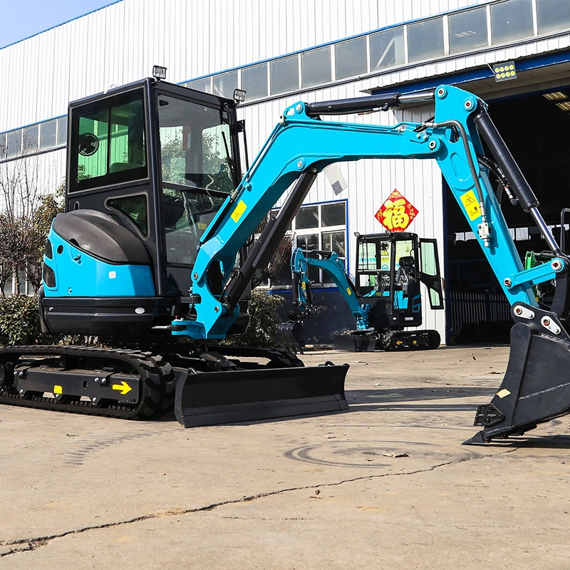 Excavadora Mini Digger de 3,5 toneladas máquina de embolgadora hidráulica de 3 toneladas Nueva Miniexcavadora de orugas para el hogar de 2,5 toneladas