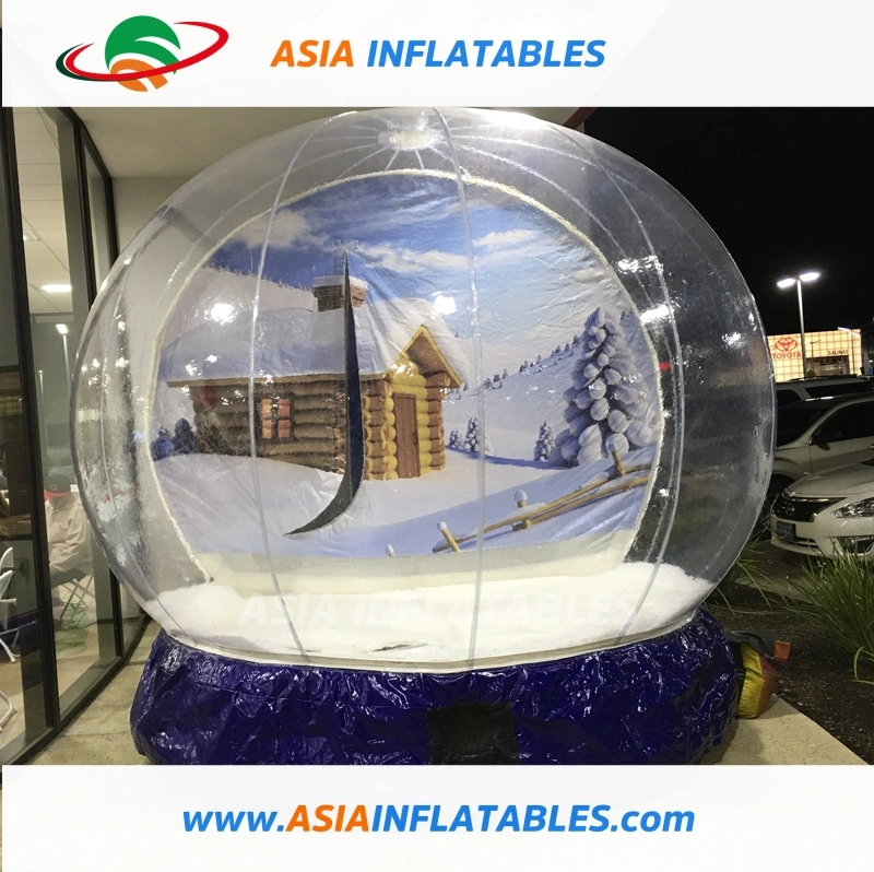 Large Inflatable Christmas Crystal Snow Globe for Christmas