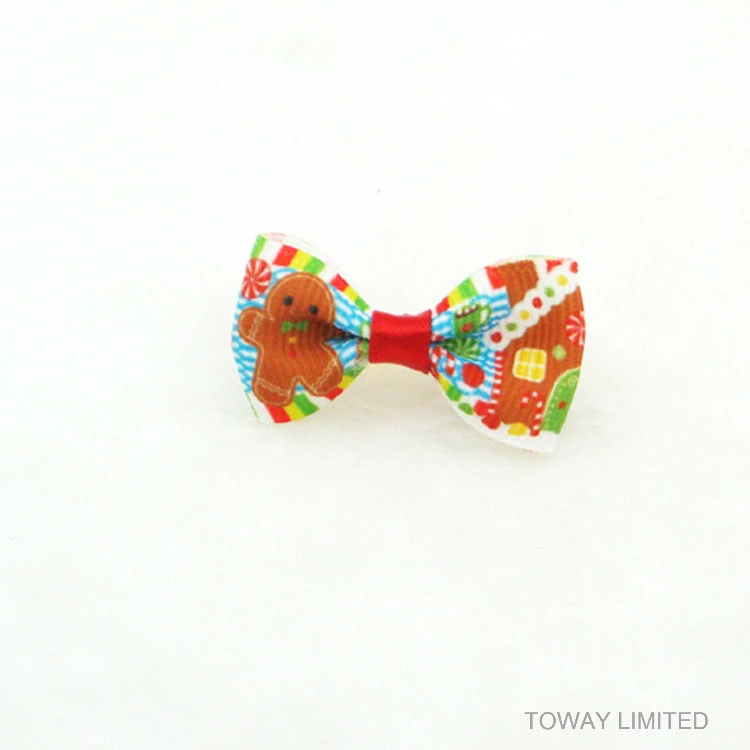 Christmas Pet Cute Bowtie Elastic Band Dog Hair Decorations Accessories