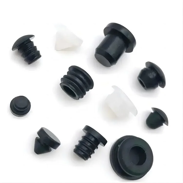 Custom Made T Shape Dustproof and Waterproof Silicone Rubber End Caps Rubber Plugs