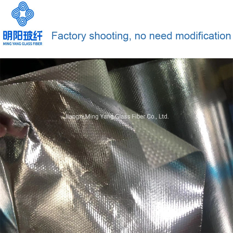 Fiberglass Cloth Aluminium Thermal Reflective Foil Insulation Cloth