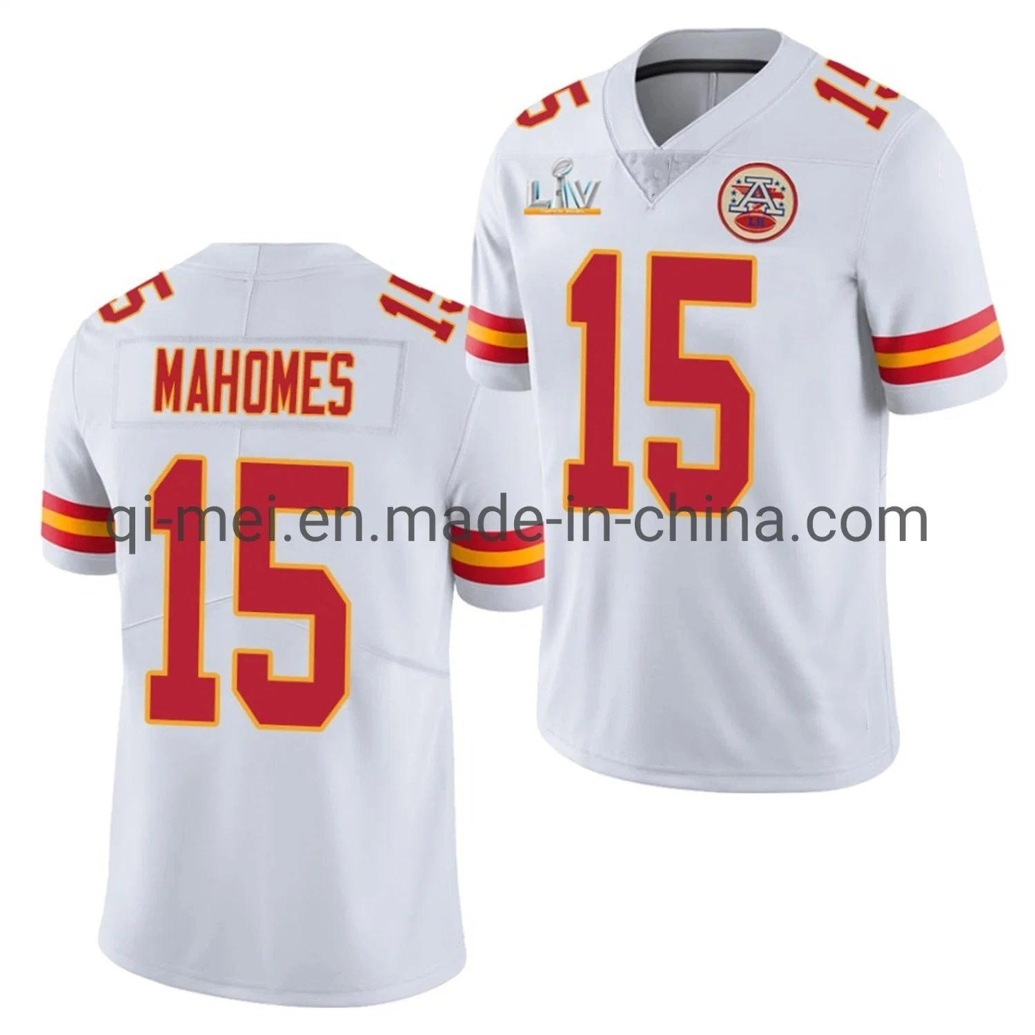 2021 Super Bowl LV Patrick Mahomes Chiefs alternativa de casa lejos Camisetas de fútbol