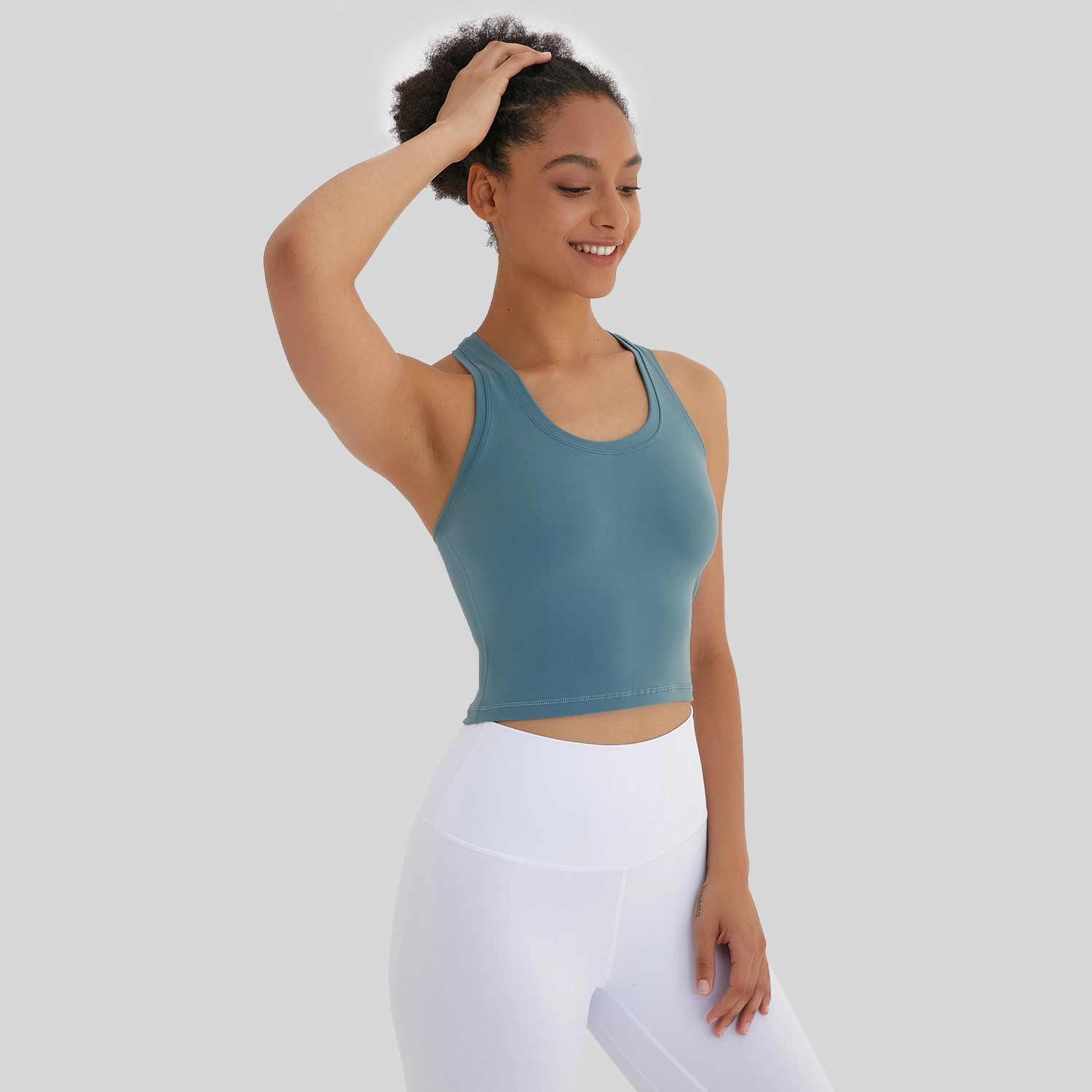 Seamless Sports Running Tops Sleeveless Yoga Wear