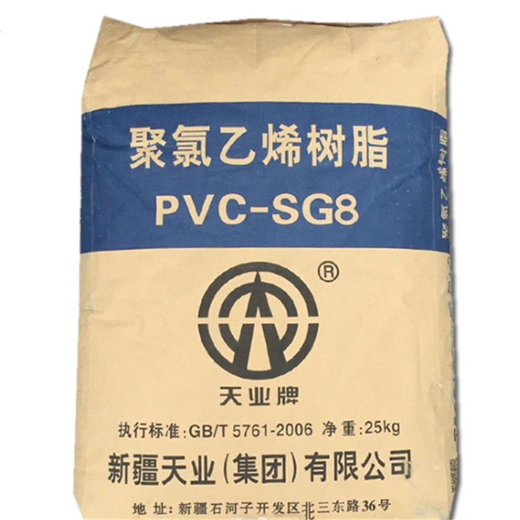 Plastics Raw Materials Virgin PVC Resin Sg-5 Paste Resin for Building Material