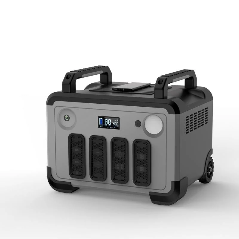 Portable Power Station 1500wh 3000wh Solar Generator Alternative with DC AC and USB Outputs