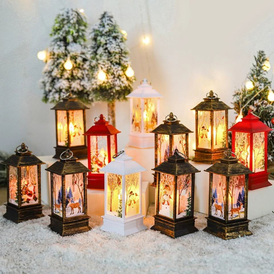 Wholesale/Supplier Christmas Lantern Light Merry Christmas Decorations, Excluding Freight