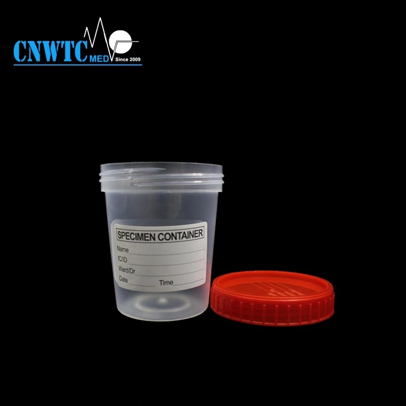 Medical Disposables Sterile Urine Container 30ml Urine Cap with CE ISO