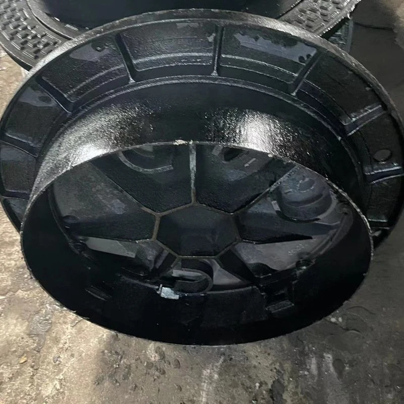 The Drawings Can Be Customized of Ductile Iron Grate Manhole Cover