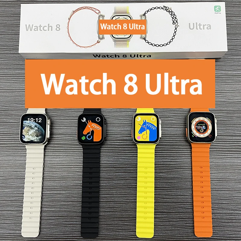 Mira 8 Ultra nuevo reloj impermeable Smart serie 8 Ultra Dt8 GS8 H10 H11 Hw8 T800 T900 N8 S8 WS8 x8 Z59 Max Smartwatch 2023