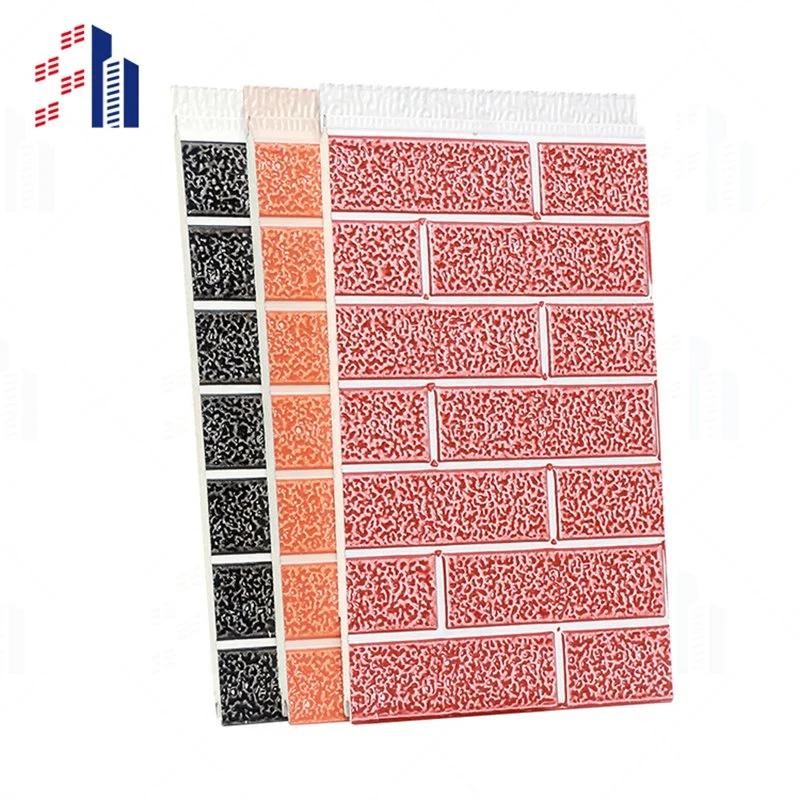 Brick Grain PU Fireprof Insulated Outdoor Exterior Sound Proof Wall Panels/Boards