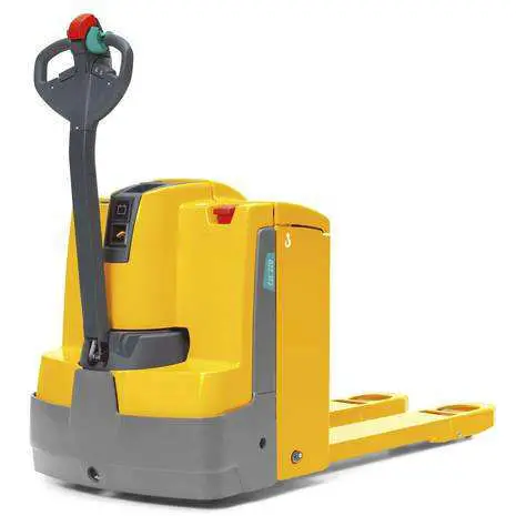 شاحنة صغيرة كهربائية من طراز Pallet Truck Lithium تعمل بالطاقة Pallet Truck Mini مصعد شوكي يستخدم في ورشة جناح ضيق