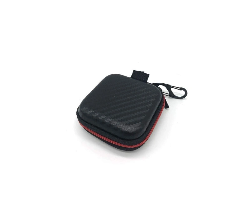 Shockproof Portable Mat Pattern Mini Square EVA Case for USB Cable and Earphone