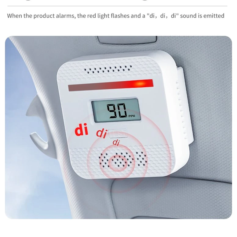 Manufacturers Home Security Alarm System Car Co Sensor LED Display Carbon Monoxide Detector
