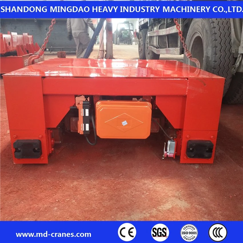 Metal Industry Using Electric Railway Coil Transfer Trolley with V-Deck