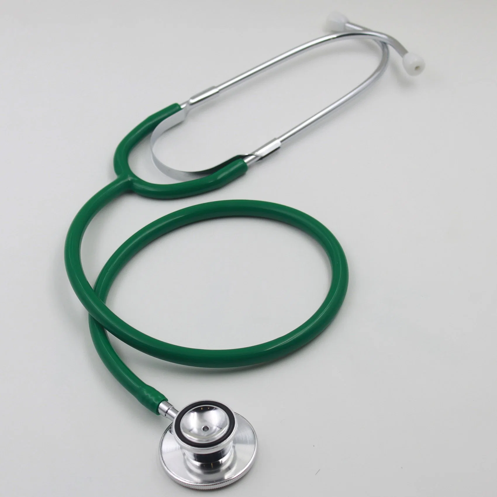 OEM Logo Portable Medical Doctor Nurse Red Gray Black Blue Green Yellow Purple White Single Head Dual Tube Stethoscope