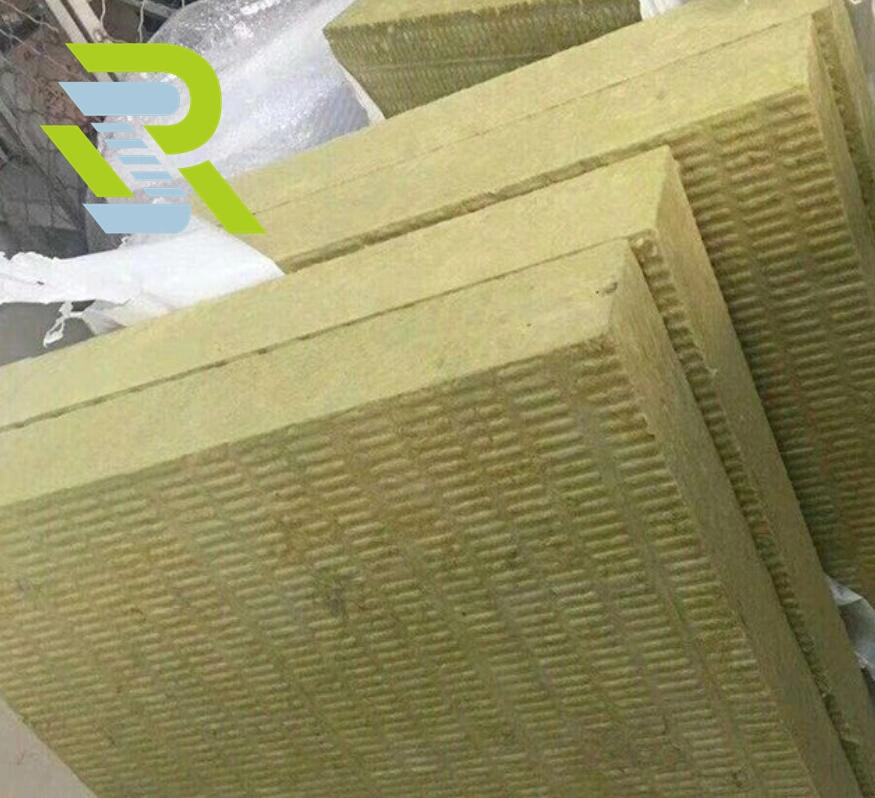 China Sale Rockwool Thermal Insulation Board Price with Aluminum Foil, Rock Wool Board for Fireproof, Sound Absorb. 900X600X25mm Density 50-180kg/M3