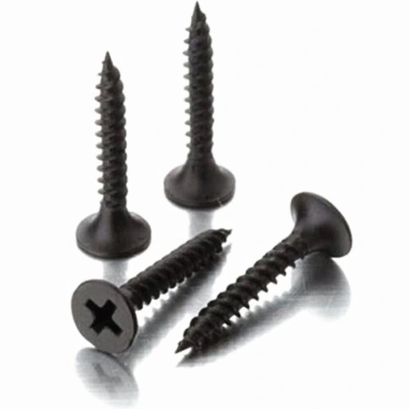 Factory Manufacture Black Phosphated Trumpet Head Drywall Screws for Gypsum Board