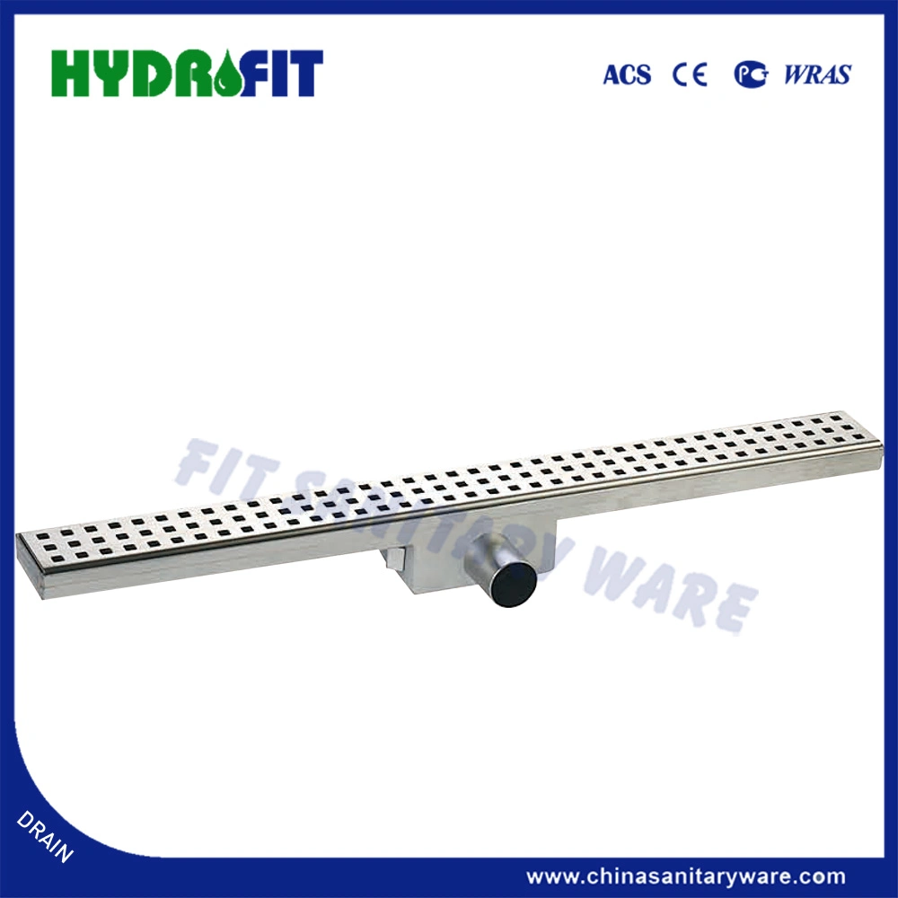 Stainless Steel 304 SUS304 Side Outlet Drain Linear Drain Shower Drain