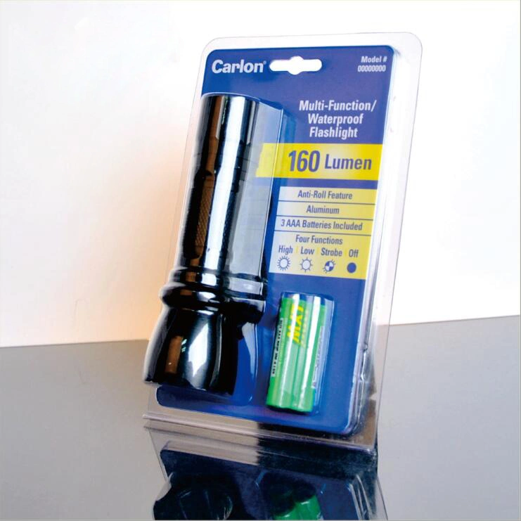 Custom Plastic Blister Package for Flashlight
