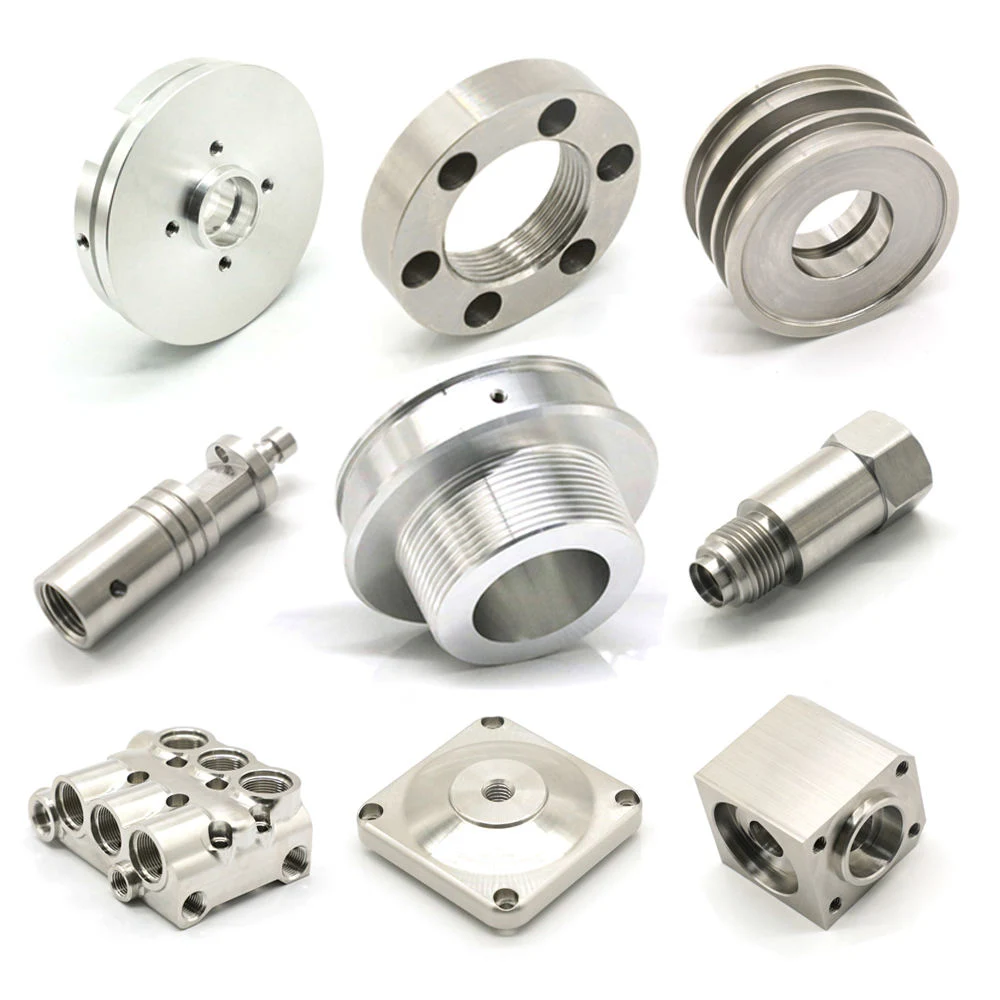 CNC maschinell bearbeitete Shop-Bearbeitung Ersatzteile OEM Drehmaschine Metallfräsen Komponente CNC-Präzision Aluminium Drehteil