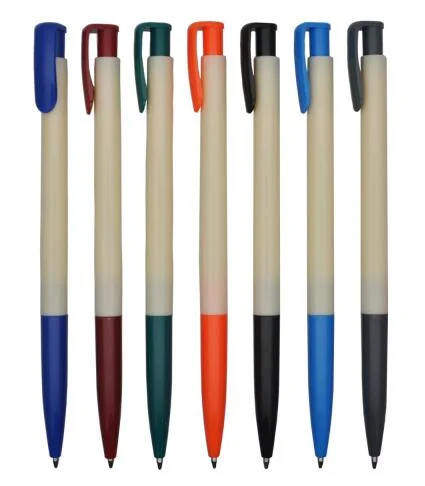 قلم بلاستيكي للهدايا الترويجية يحمل شعار مخصص