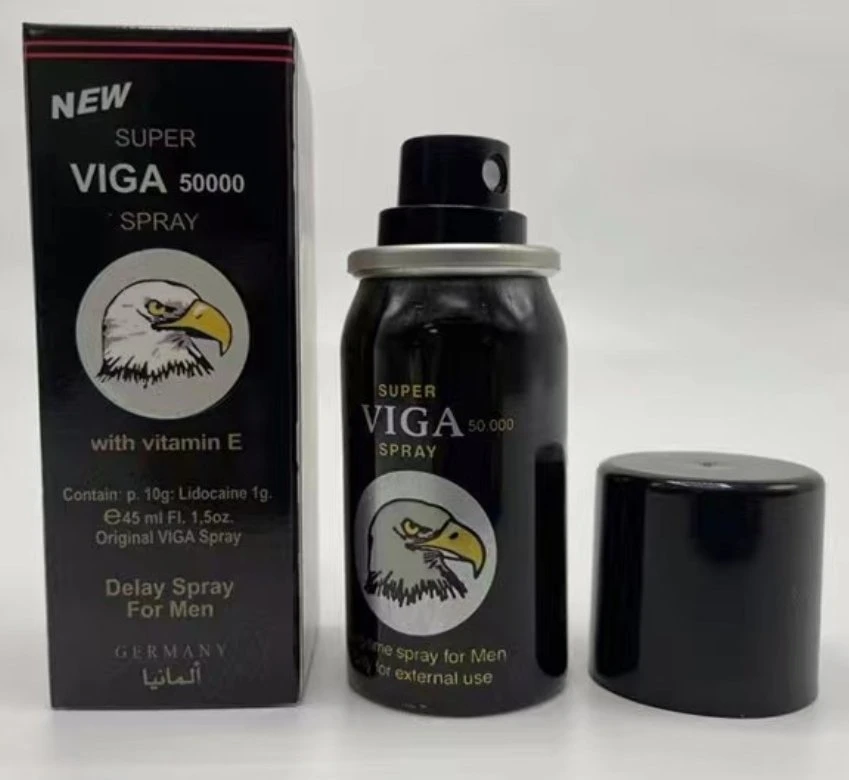 Super Viga 50000 vaporiser avec de la vitamine E long temps de retard Sex Spray pour les hommes