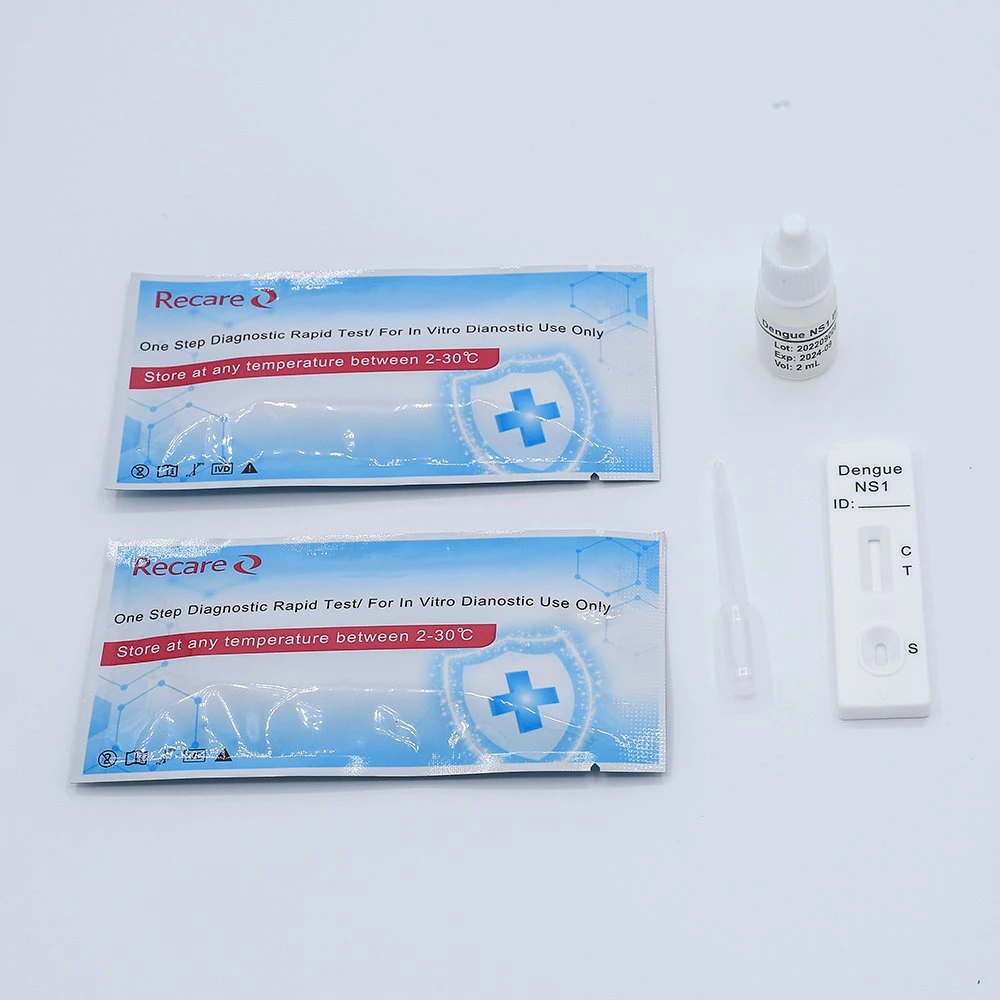 dengue fever blood card test in home ns1 antigen test