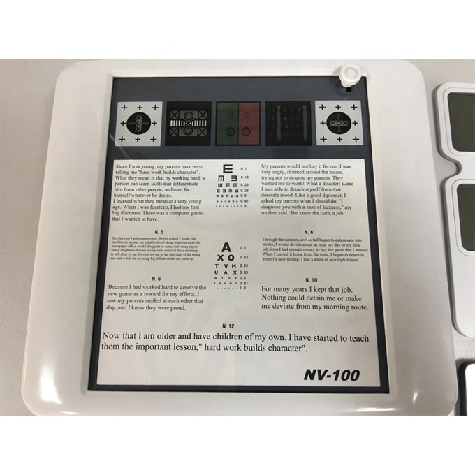 Optischer Test mit höchster Qualität und Nahsehtest (NV-100)