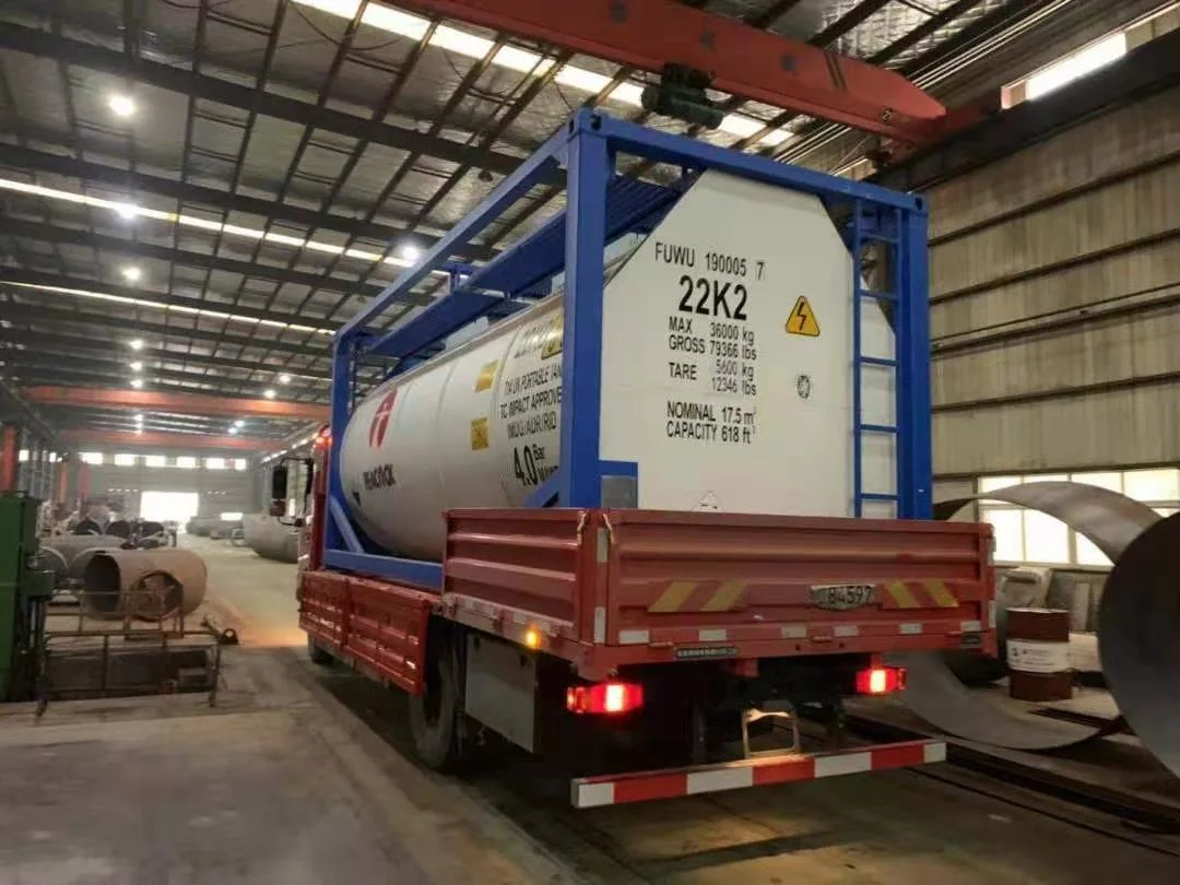 Original Factory Sells ISO 20-Foot Hydrochloric Acid/Phosphoric Acid Chemical Liquid Tank Containers/ Customized Various Tank Conta