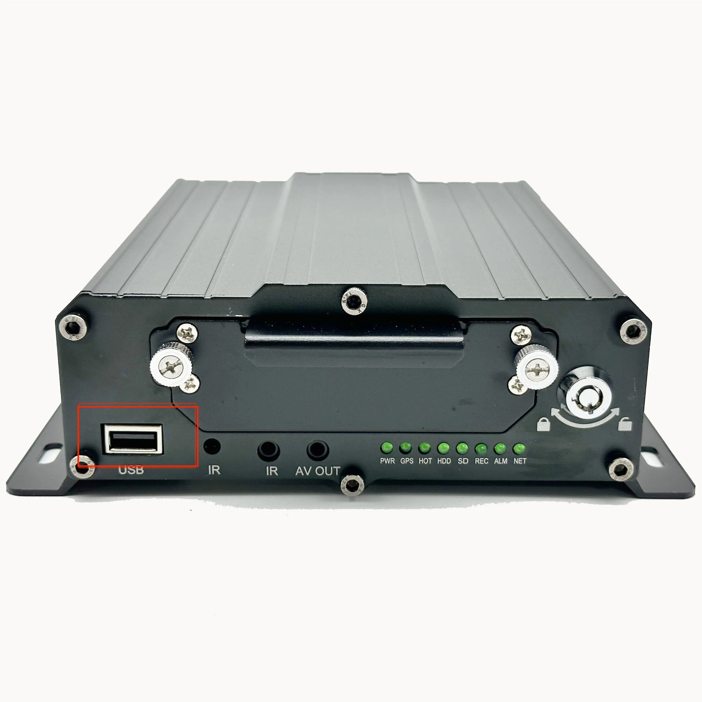 FL& OEM 4CH Mobile DVR 1080P Hard Disk Support GPS 4G for Bus Taxi Mdvr Car Recorder Security Monitoring System