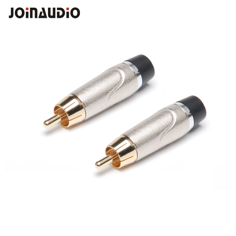 New Design RCA Male Plug Audio Phone Cable Solder Connector (J708N)