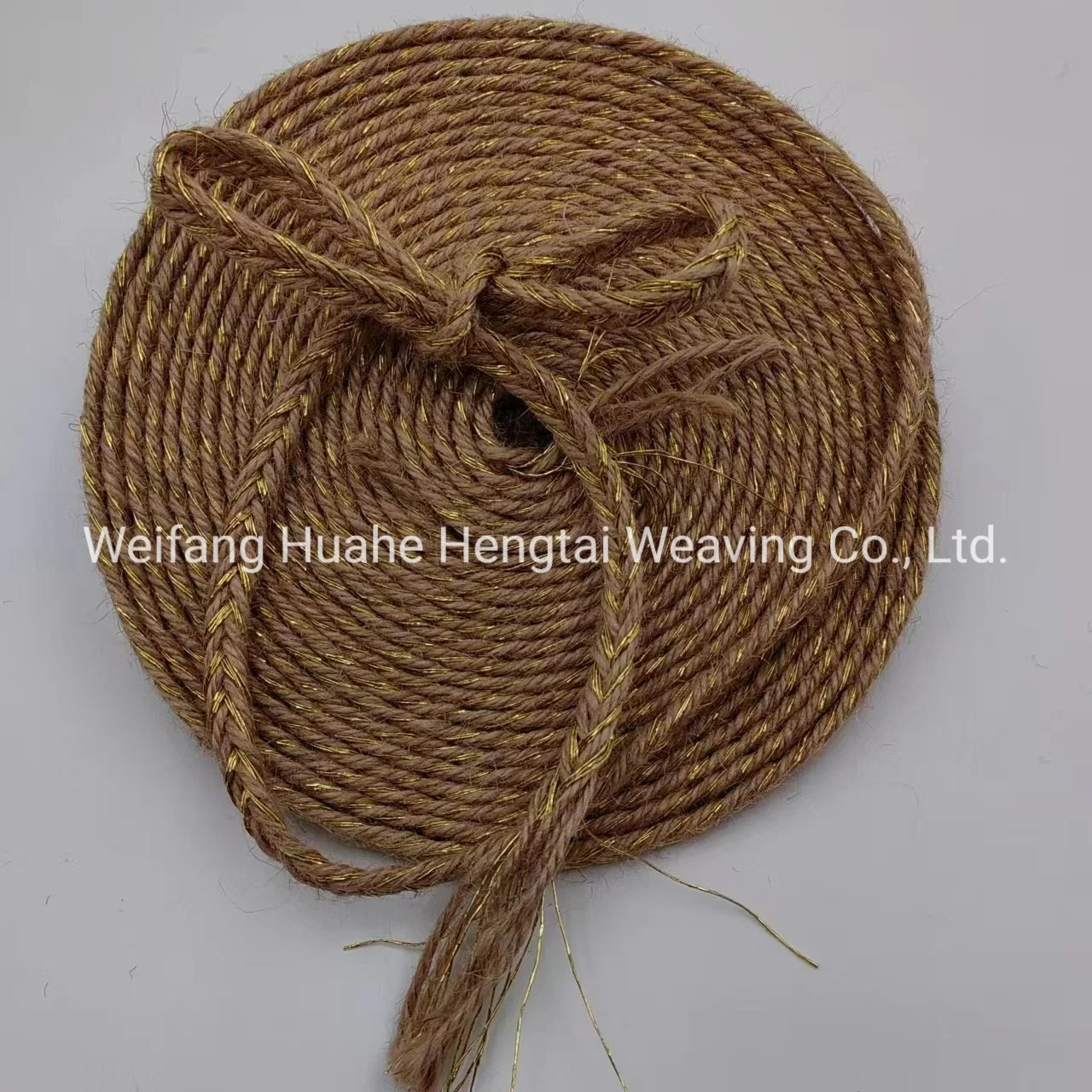 Primary Color Band Green Leaf Hemp Rope Braid Gardening Jute Rope