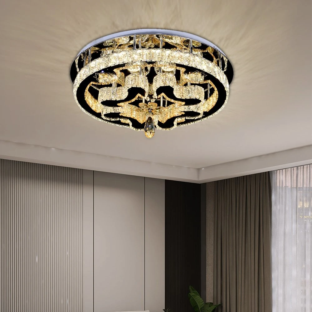 Modern Acrylic Square Chandelier Lamp Living Room Bedroom Home LED Ceiling Lights