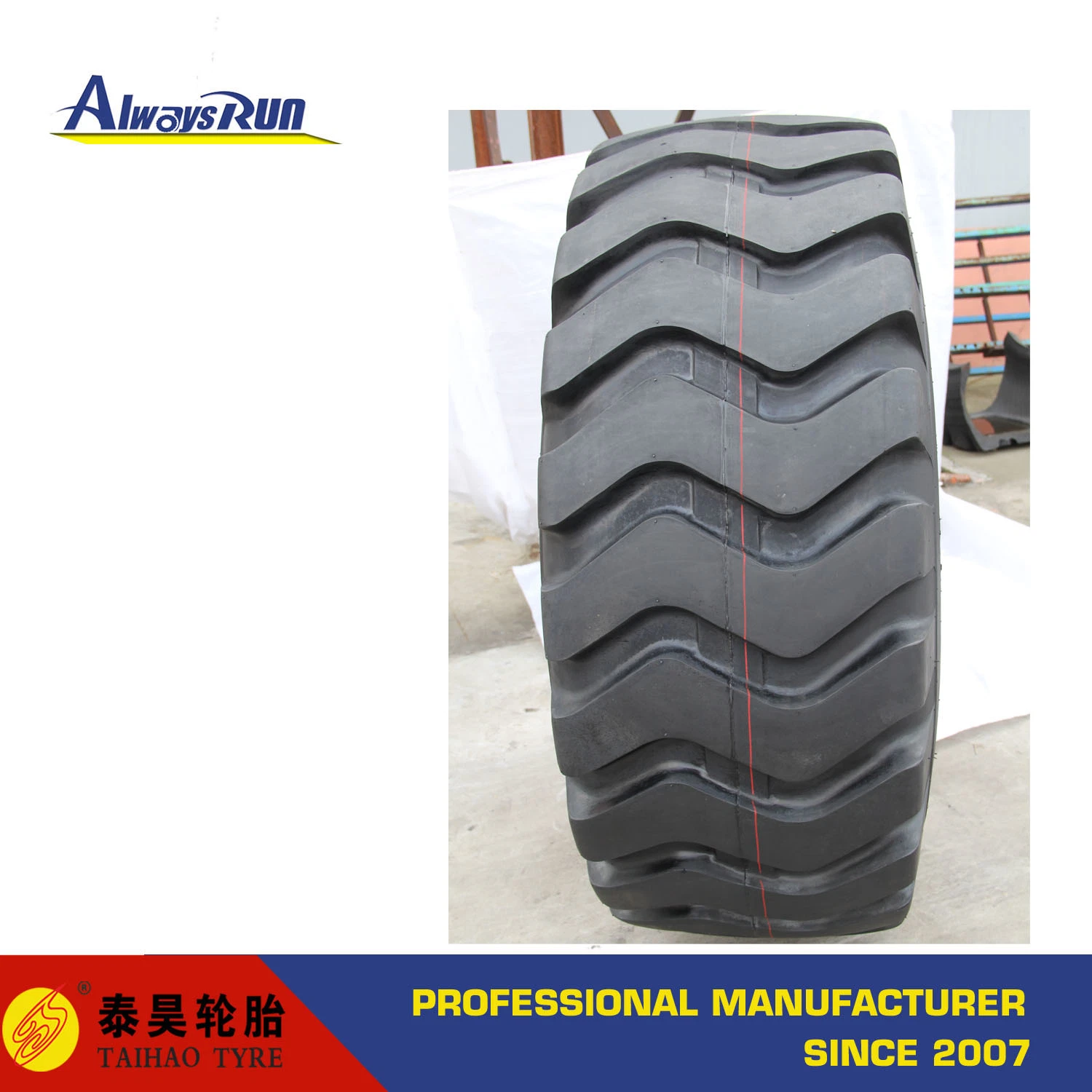 Chinese Good Abrasion Radial OTR Tire, Anti-Wet Bias OTR Tire