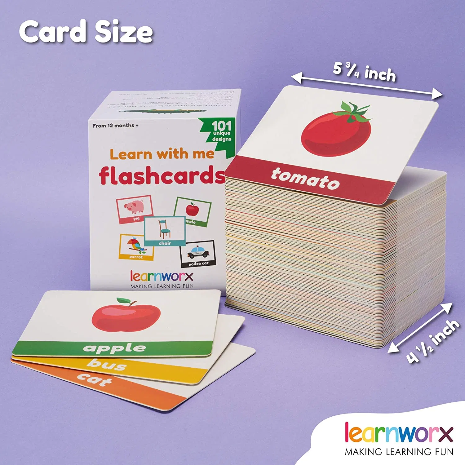 Learn Objects, Toddler Learning Educational Toys, Learnworx Toddler Flash Cards