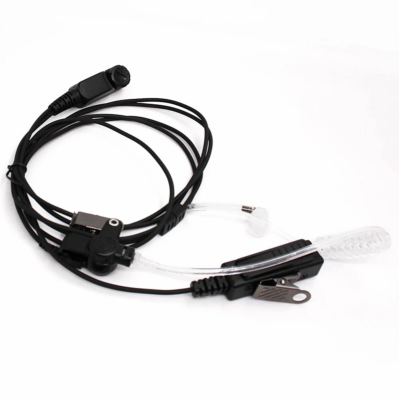 Kac-A01-ex auricular com tubo de ar auricular microfone para auscultadores