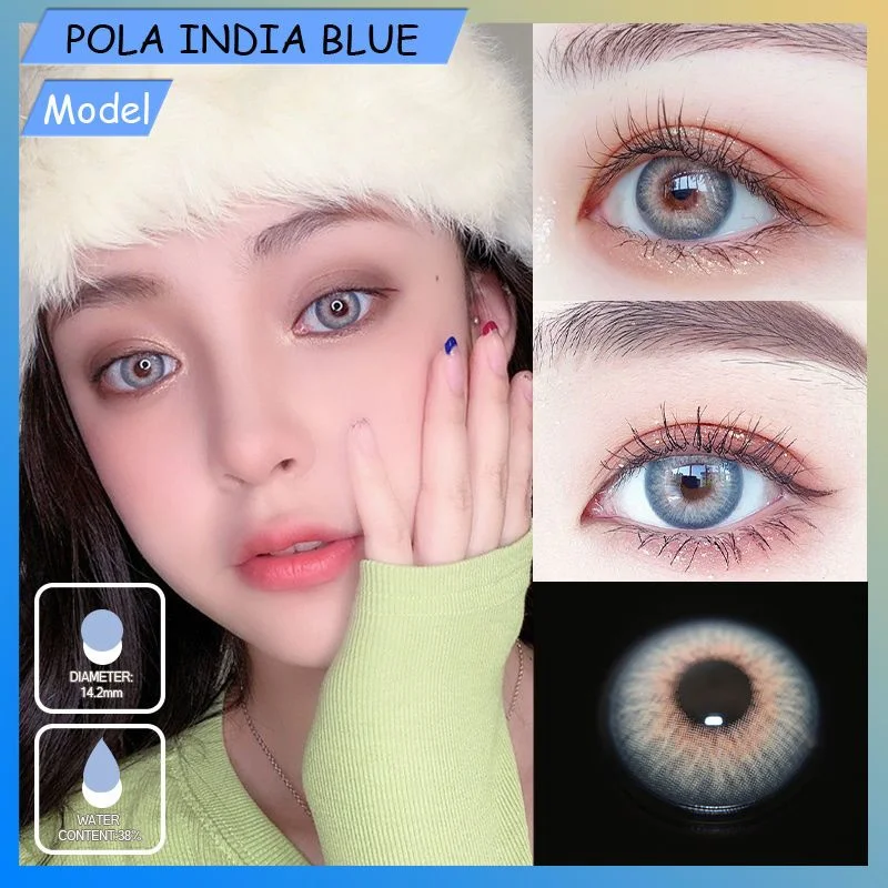 Pola Gray Prescription Colored Contact Lenses Beautiful Eye Lens Contact Soft Contact Lens New High-Quality and Cheap Color Contact Lenses