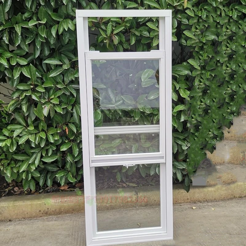 Factory Price Household Double Glass Aluminium/PVC Customized Hung Window