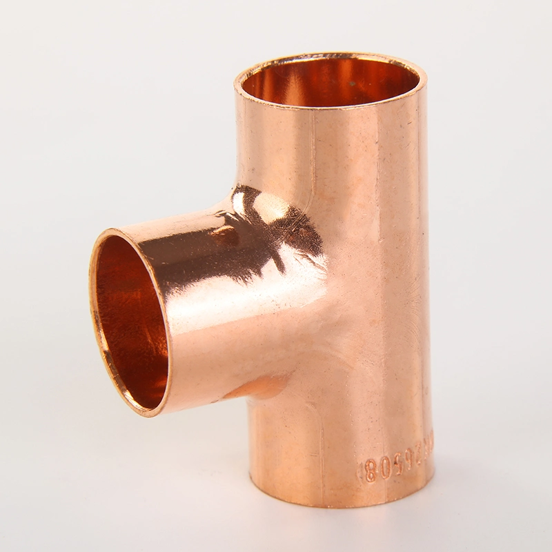 Copper Tee Reducer Connector Water Pipe Fittings