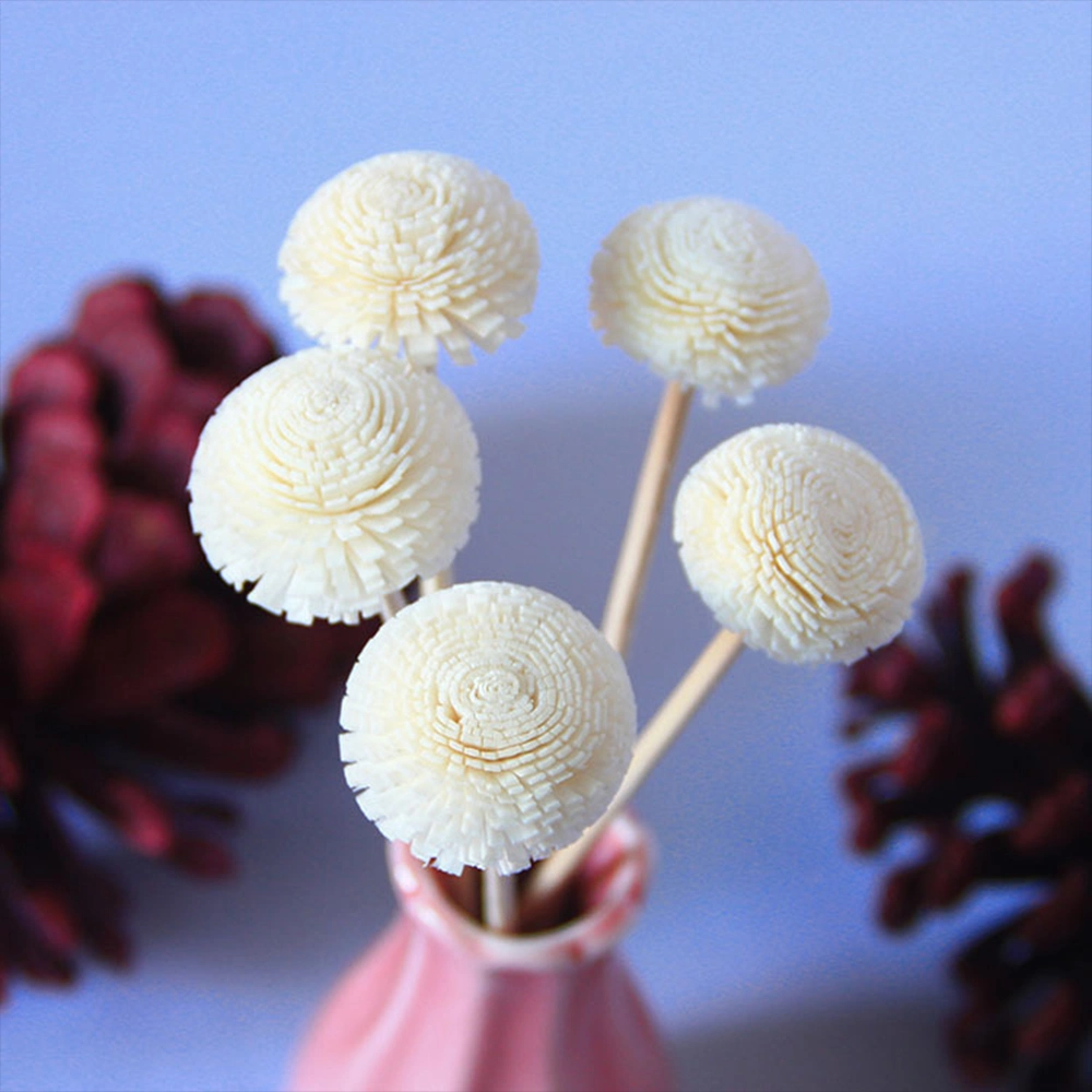 100% Original 8mm Water Lily Scent 2'' Blossom Fragrance Art Craft Diffuser Handmade Dried Flower for Air Fresher