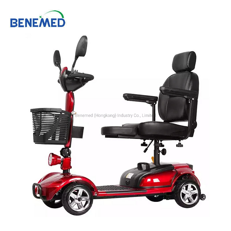 Foldable 48V 500W 12ah Battery 4 Wheel Vigorous Electric Mobility Scooter for Elder Disabled