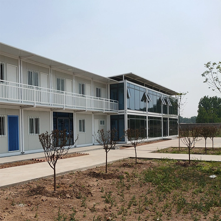 Factory Price Wooden Decorate Environmental Steel Tiny Prefabricated Flat Pack Container House