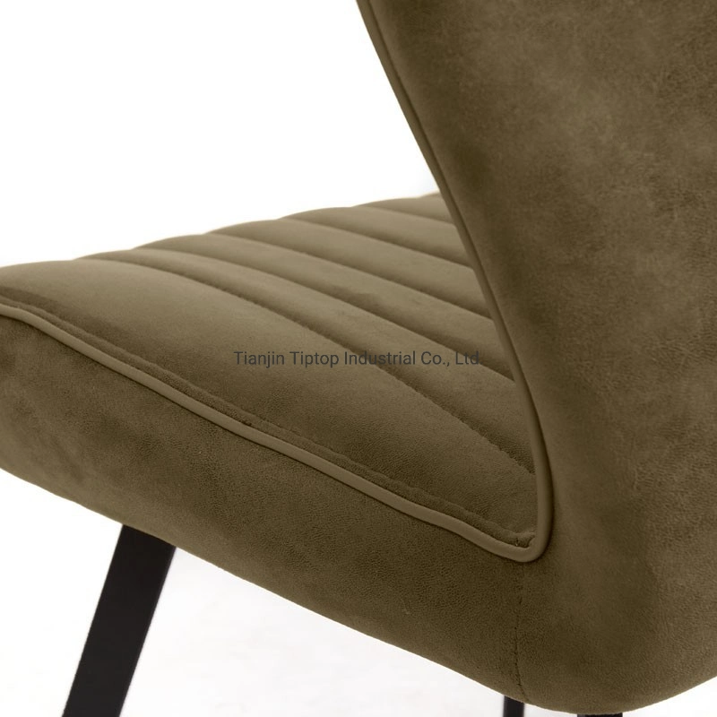 PU Dining Cadeira Industrial Chair Designs Leisure Leather Chair Dining Chairs Upholstered