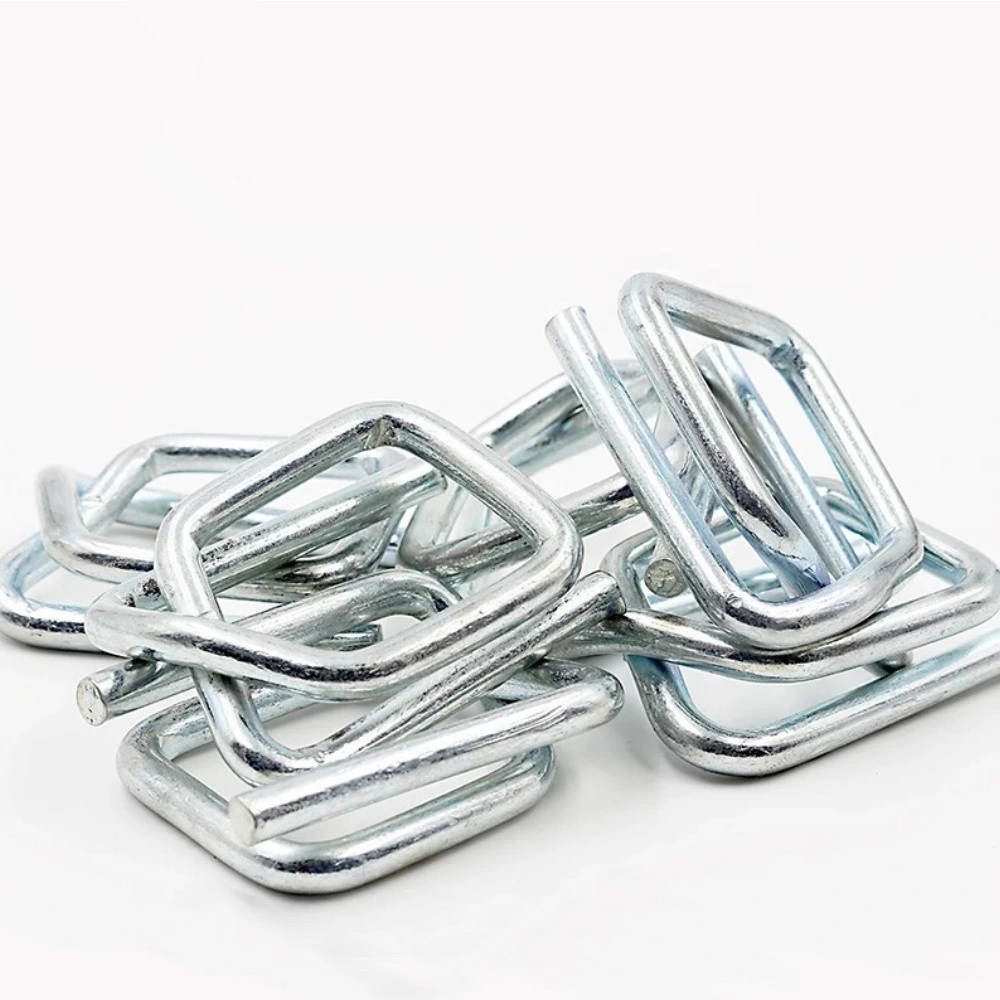 Semi Open Galvanized Belt Wire Buckle